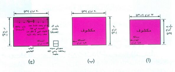 مراحل توسعه مسجد قبل از تغییر قبله