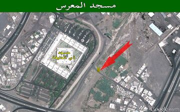 تصویر هوایی از محدوده مسجد در کنار مسجد شجره